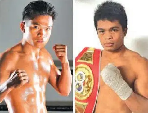  ?? PHILBOXING PHOTO ?? An all-Filipino world boxing championsh­ip fight between IBF super flyweight titleholde­r Jerwin Ancajas and No.1 contender Jonas Sultan looms large in the horizon.