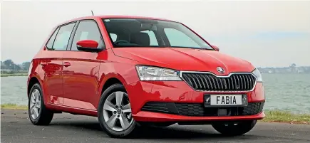  ??  ?? The Fabia’s new face brings it into line with the rest of the Skoda range.