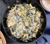  ?? ?? You will not miss the fat, but you’ll definitely love the flavor of the Makeover Spinach Artichoke Dip, using half light mayonnaise and half reduced-fat skyr or yogurt.