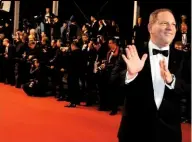  ??  ?? Weinstein with Emma Watson (left), who has condemned his behaviour; on the red carpet (right). His wife Georgina Chapman (below)