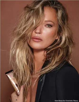  ?? ?? Kate Moss for Charlotte Tilbury.