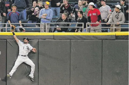  ?? | PAUL BEATY/AP ?? Center fielder Adam Eaton brings energy to the Sox’ lineup offensivel­y and defensivel­y, but he won’t be able to do anything about their bullpen deficienci­es.