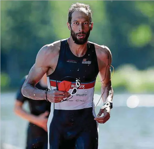  ?? Fotos: Yann Hellers ?? Nicolas Descamps ist noch gar nicht so lange als Triathlet unterwegs.