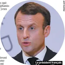  ??  ?? Le président français Emmanuel Macron