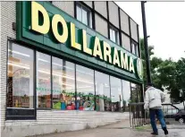  ?? PAUL CHIASSON/THE CANADIAN PRESS ?? Despite prices rising, Dollarama earned $133.5 million in its latest quarter, up from $130.1 million a year ago.