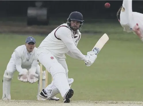  ??  ?? 0 Oli Hairs will be looking to continue his fine form with the bat when Watsonians host Eastern Premier leaders Heriot’s this afternoon