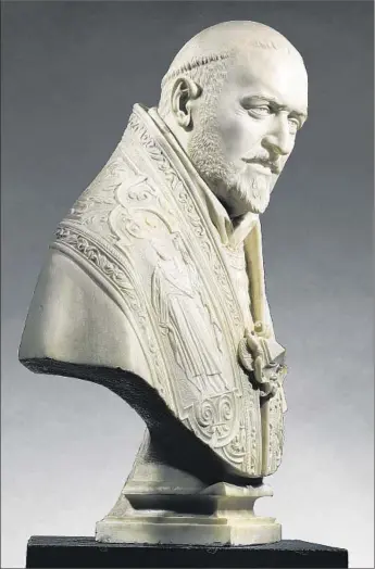 ?? J. Paul Getty Museum / Sotheby ’s ?? A BUST of Pope Paul V created by 17th century artist-architect Gian Lorenzo Bernini has been acquired by the Getty and is set to go on display on Thursday after more than a century outside of public view.