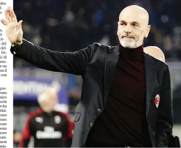  ?? GETTY IMAGES ?? Stefano Pioli, 54 anni, è subentrato a Marco Giampaolo alla guida del Milan