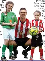  ?? SPORTSFILE ?? Raising the bar: Niall Quinn before his 2002 testimonia­l