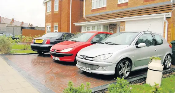  ??  ?? Many gardens in the UK have been paved over to make them low maintenanc­e or provide off-street parking, but with surfaces that do not absorb water