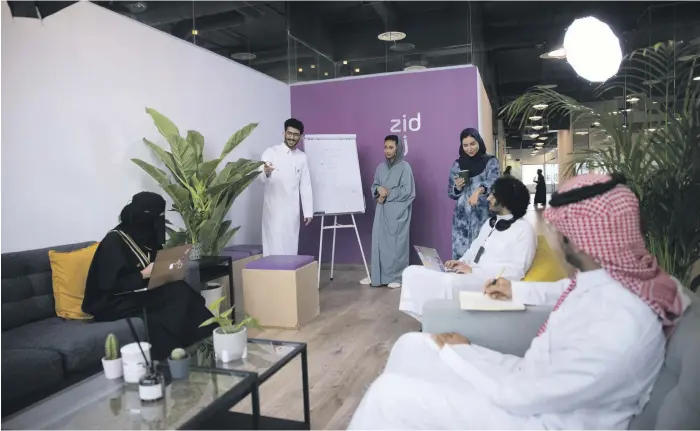  ?? Zid ?? Saudi start-up Zid integrates payment, warehousin­g and delivery systems on its platform to make it easier for businesses to move online