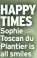  ?? ?? HAPPY TIMES Sophie Toscan du Plantier is all smiles