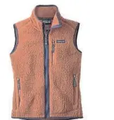  ??  ?? Feel-good hiking layer
When the temps dip, the shearling-style fleece on this Patagonia Retro Pile Vest is all you’ll need to keep you warm on your hike. Made with Fair Trade-certified sewing, it feels good in more ways than one. $119. patagonia.com