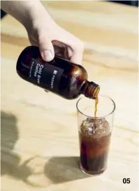  ??  ?? 5 Cold Brew Coffee 6 Fundamenta­l’s interiors 7 Muscovado Dusted Old Fashioned Cappuccino