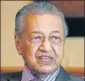  ?? AFP ?? Mahathir Mohamad