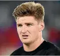  ??  ?? Jordie Barrett: Given out by Australian police.