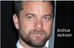  ??  ?? Joshua Jackson