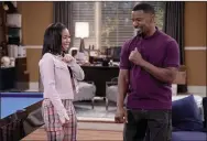  ??  ?? Foxx rolls out his dad jokes for co-star Kyla-Drew.