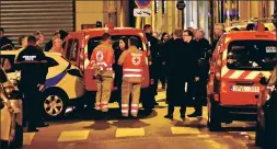  ??  ?? MURDER SCENE: Khamzat Azimov (top) stabbed several people on this Paris street Saturday, killing one man before police shot him dead.