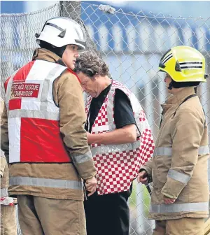  ?? Picture: Gareth Jennings. ?? Emergency services were called to the scene yesterday afternoon after a member of staff isolated the leak.