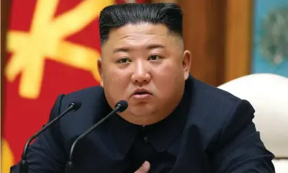  ??  ?? North Korean leader, Kim Jong-un, has not been seen in public since 11 April. Photograph: KCNA VIA KNS/AFP via Getty Images