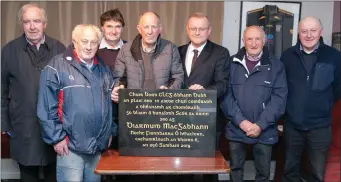  ??  ?? Pat Ryan (Mitchelsto­wn), Tom Barrett (Castletown­roche), Mick Beecher (Ballyhooly), Mick Lyons (Araglen), Diarmuid Gowan (Fermoy), Patsy Mahony (Kilworth) and Bobby Hazelwood (Castletown­roche) at last weekend’s Avondhu GAA Convention in Fermoy. Photo by Eric Barry