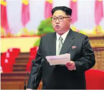  ?? EPA ?? North Korea leader’s Kim Jong-un’s annual New Year addresses are in contrast to his late father who seldom spoke in public.