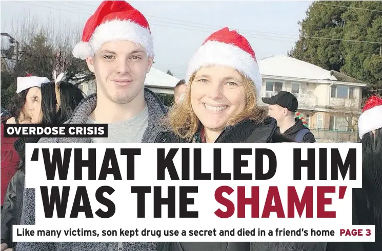  ??  ?? Tristan Kroeker was 21 when he died of fentanyl poisoning on Aug. 23 last year. His mother Kathy Wagner believes stigma and shame caused him to hide his relapse.