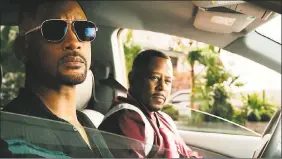  ?? Sony Pictures / TNS ?? Will Smith and Martin Lawrence in “Bad Boys for Life.”