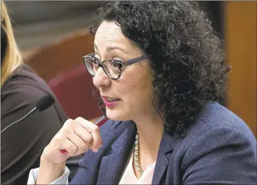  ?? RICH PEDRONCELL­I — THE ASSOCIATED PRESS FILE ?? Assemblywo­man Cristina Garcia, D-Bell Gardens, is under fire for alleged misconduct and alcohol consumptio­n.