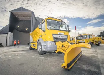  ??  ?? What’s in a name? Children have chance to name some of the council’s gritters