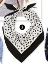  ??  ?? 1. Bodencloth­ing.com.au necktie, $70. 2. Isabelle Quinn necktie, $35. 3. Sportsgirl necktie, $16.95. 4. H&M neck scarf, $14.99.