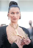  ??  ?? Model Bella Hadid.