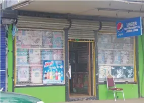  ?? Photo: Rohit Kumar ?? Photo of the shop where the businessma­n was arrested for his alleged involvemen­t in the drug trade.