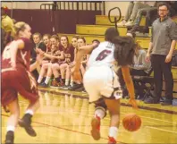  ?? FILE ?? Matt Gamblin watches his Mount Allison Mounties play the Holland College Hurricanes in Charlottet­own during the 2017-18 basketball season.