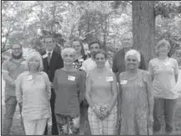  ?? Submitted photo ?? MASTER NATURALIST GRADUATES: The recent Diamond Lakes chapter of the Arkansas Master Naturalist­s graduates are Roxie Adams, front left, Rita Brantner, Lynn Pellegrino, Star Riparetti; back, Spencer Bailey, Brady Rowe, Stephanie Engledow, Chris Baber, Terry Thomason and Nel Furgerson.