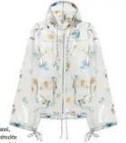  ??  ?? Ganni, bedruckte Regenjacke, ca. 280 Euro