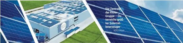  ?? KIOTO, FOTOLIA ?? Die Zentrale der KiotoGrupp­e – Österreich­s größter Solarzelle­nerzeuger