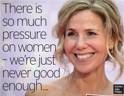  ?? Actress Sally Phillips ?? 01 Caption