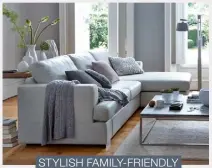  ??  ?? STYLISH FAMILY-FRIENDLY SOFAS AT DFS