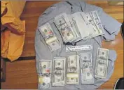  ?? U.S Attorney’s Office ?? A 2018 RAID of Huizar’s residence by the FBI uncovered nearly $130,000 in cash, prosecutor­s say.