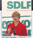  ??  ?? CAMPAIGNER As SDLP leader