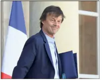  ?? (Photo AFP) ?? Nicolas Hulot souhaite que « tous les Français apportent leur contributi­on » au débat public lancé hier.