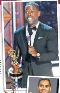  ?? PHOTO: MARIO ANZUONI/ REUTERS ?? >> Sterling K Brown won the Best Actor in a Drama Series award