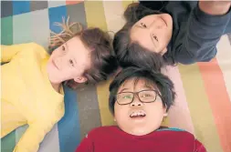  ?? COMPY FILMS ?? “Scarboroug­h” tells the tale of three kids over the course of a year as they navigate systemic barriers. From left are Anna Claire Beitel as Laura, Liam Diaz as Bing and Essence Fox as Sylvie.