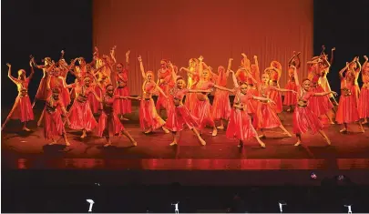  ?? DIVULGAÇÃO ?? Coreografi­a Jai Ho integra o repertório da noite, que terá renda revertida para o Hospital da Criança Irmã Dulce