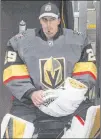  ?? The Associated Press ?? Jason Franson
Golden Knights netminder Marc-andre Fleury asked his agent, Allan Walsh, to remove a controvers­ial tweet and then told his teammates, “All I care about is winning and (what’s) best for the team.”