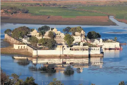  ?? Picture / Getty Images ?? Jagmandir Island Palace on Lake Pichola in Udaipur, Rajastan, India.