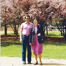  ??  ?? Ninoy and Cory Aquino in Boston.