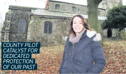  ?? LEICESTERS­HIRE POLICE ?? ON HERITAGE WATCH: Heritage crime volunteer Jenny Kent says it’s a ‘fantastic asset to communitie­s’